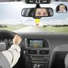 Car Scents Air Freshener PVC Cartoon Animal Designs Aromatherapy Ornament Car Air Freshener Rear View Mirror Ornament For
