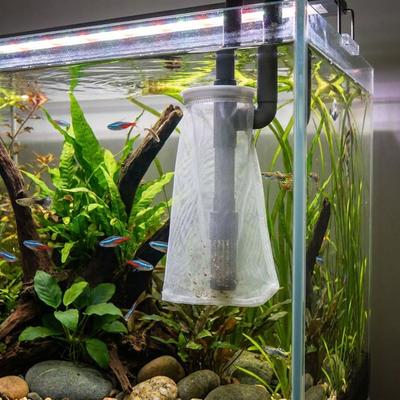 Filtration Marine Sac Filtre Aquarium Chaussettes Filtre PP Lavable Réutilisable Sac Filtre Nylon Nid d'abeille Nylon Sac Filtre Marin