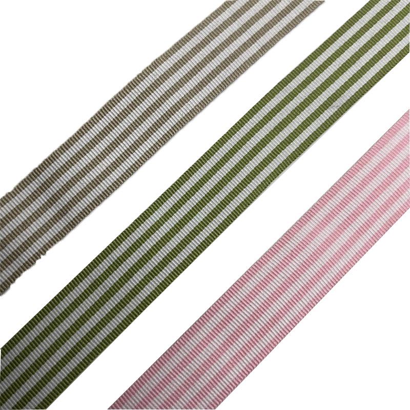 2,5cm Vícebarevná žakárová stuha na dárky, dětské oblečení, bytový textil, zavazadla, vlasové doplňky a ozdobu.