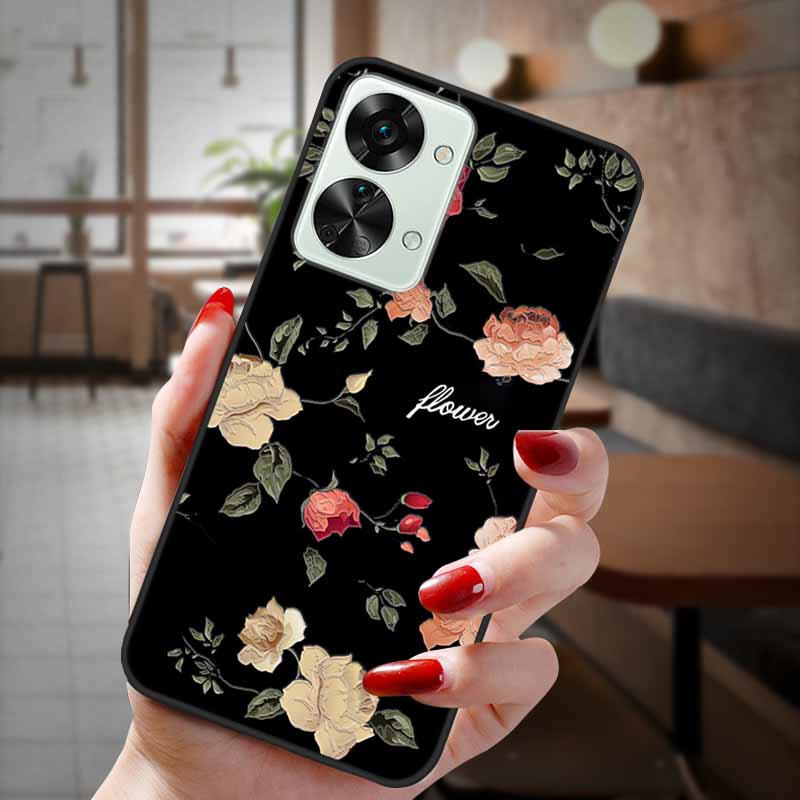 

Case for OnePlus Nord 2T 5G Cover 3D Relief Cartoon Soft TPU Phone Back Cover For One plus Nord 2T 5G Cases Shell Coque Emboss Nord 2T 5G