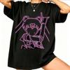 2026New American Retro Cotton Shortsleeved Tshirt with Sailor Moon Print Suitable for Both Unisex and Unisex Casual Street Style
