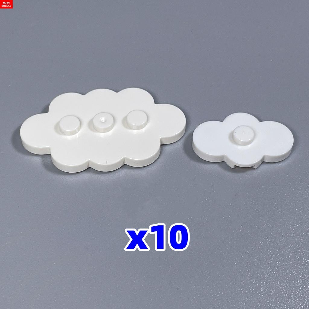 MOC Bricks White Plate 2x3 3x5 Floor Wall House Room Bedroom decorate Girl Building Blocks Children's Toys