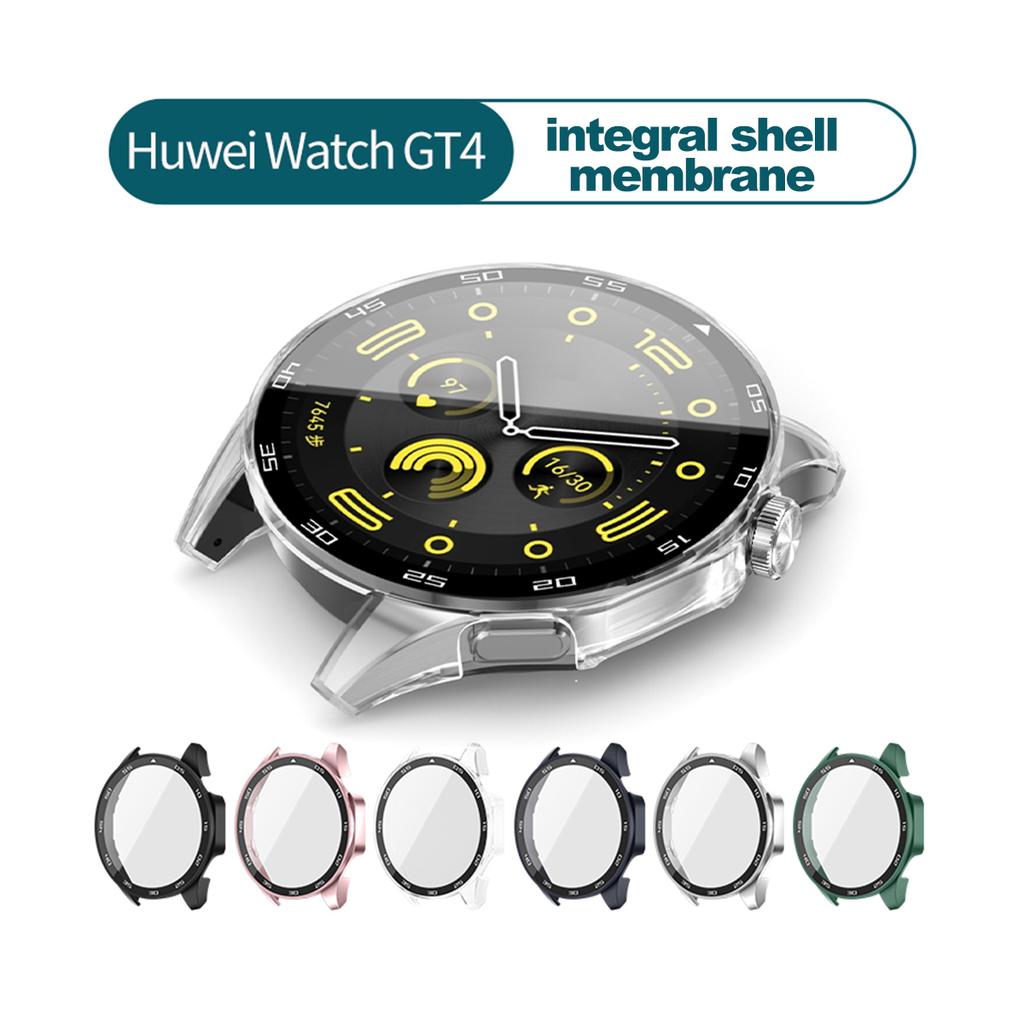 Tempered Glass+Case For Huawei Watch GT4 46mm 41mm Full Coverage Bumper Screen Protector Cover For Huawei Watch GT4 Accessories