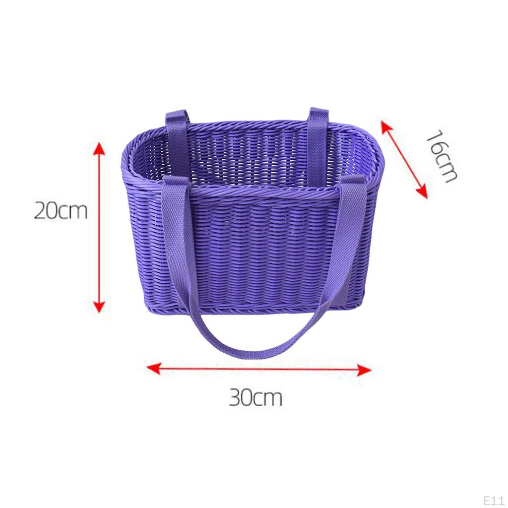 Hand Woven Basket Vegetable Storage Portable Multipurpose Handwoven Nesting Bin
