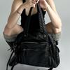 Borsa da Moto Retro Y2K più Venduta: Borsa a Mano di Grande Capacità, Borsa Tote Stile Wasteland, Messenger a Spalla da Donna.