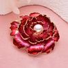 Creative Elegant Women Girls Fashion High-end Pearl Flower Badges Pin Classic Lady Exquisite Enamel Floral Clothing Coat Brooch