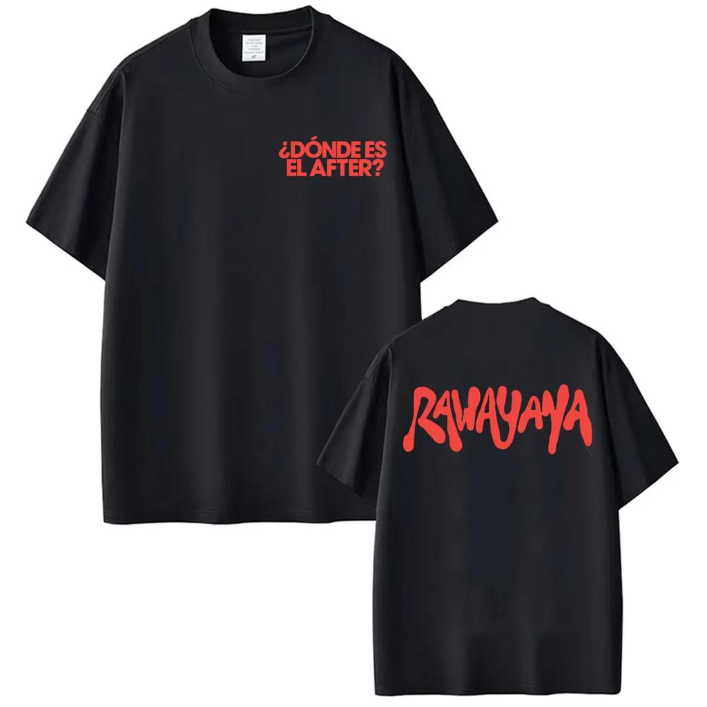 Rawayana Donde Es El After Album Merch Tshirt Unisex Women High Street Fashion Hip Hop Tshirt Casual Pure Cotton Summer T Shirt