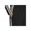 adidas FW24 Knit Joggers 3-Stripes Series Lace-Up Retro Sports Straight-Leg Casual Pants Women Bottoms Black JN0762