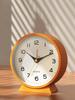 1pc simple métal petit réveil créatif horloge de chevet de bureau silencieuse horloge étudiante