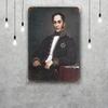 Simon Bolivar Metallschilder Wanddeko Vintage Blechschilder Captain Metallposter Dekor für Bar Kneipe Club Wanddekoration