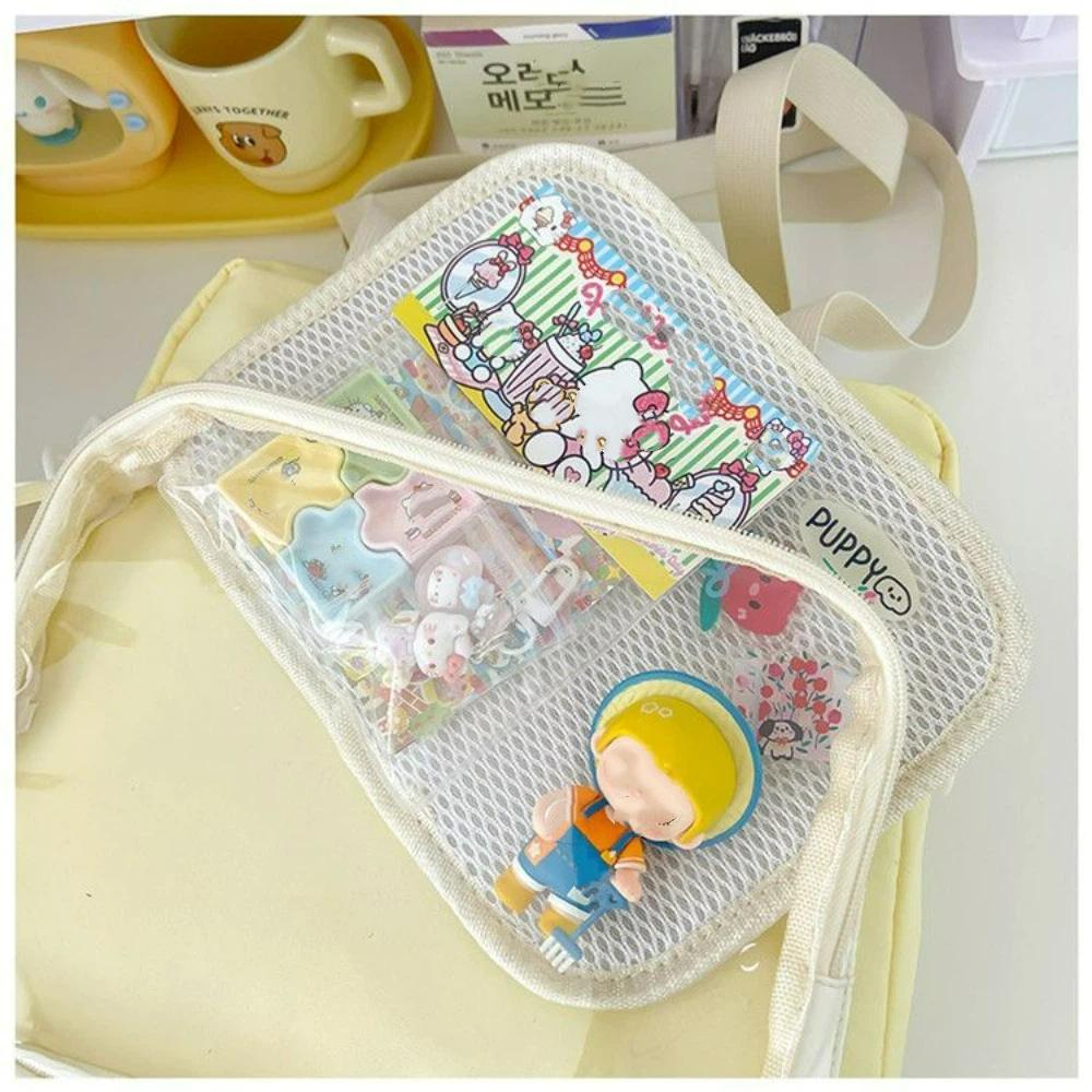 Harajuku Sweet and Cute Ita Bag Fashionable and Beautiful JK Uniform Women's Shoulder Bag Preppy Style Casual Y2K Crossbody Bag