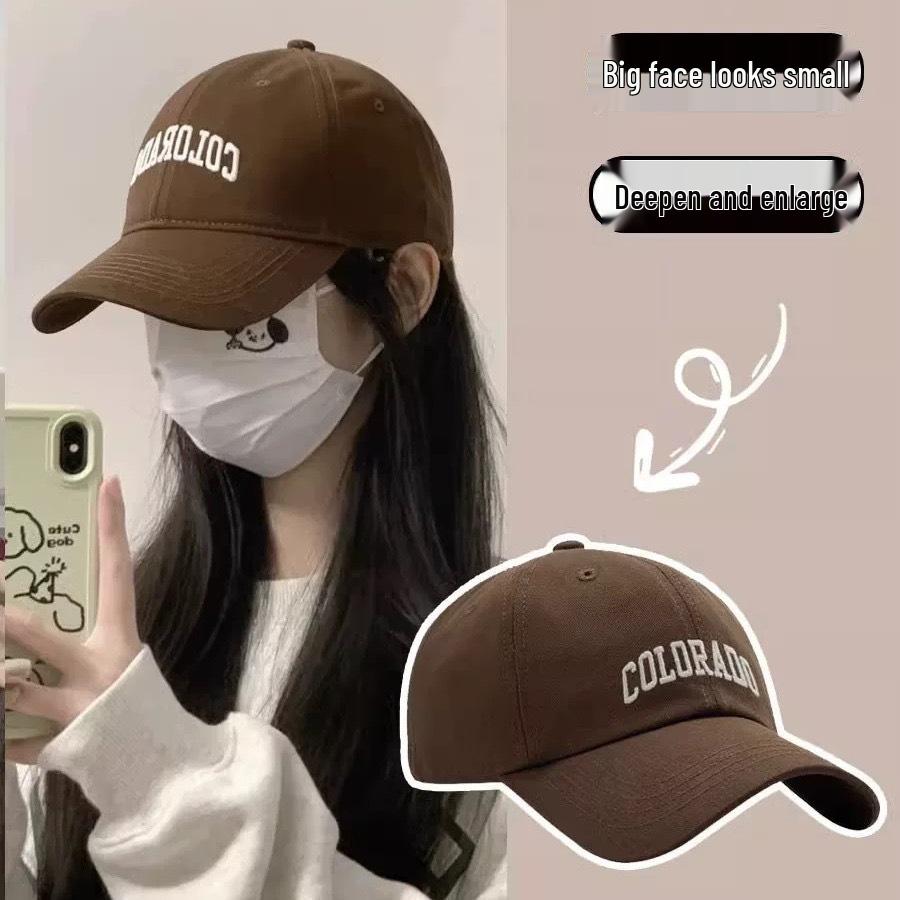 Women's Versatile Duckbill Hat: Stylish, Deep-Crown Design for a Slimmer Face. Sun Protection, Quick-Dry, Perfect for Spring & Autumn.