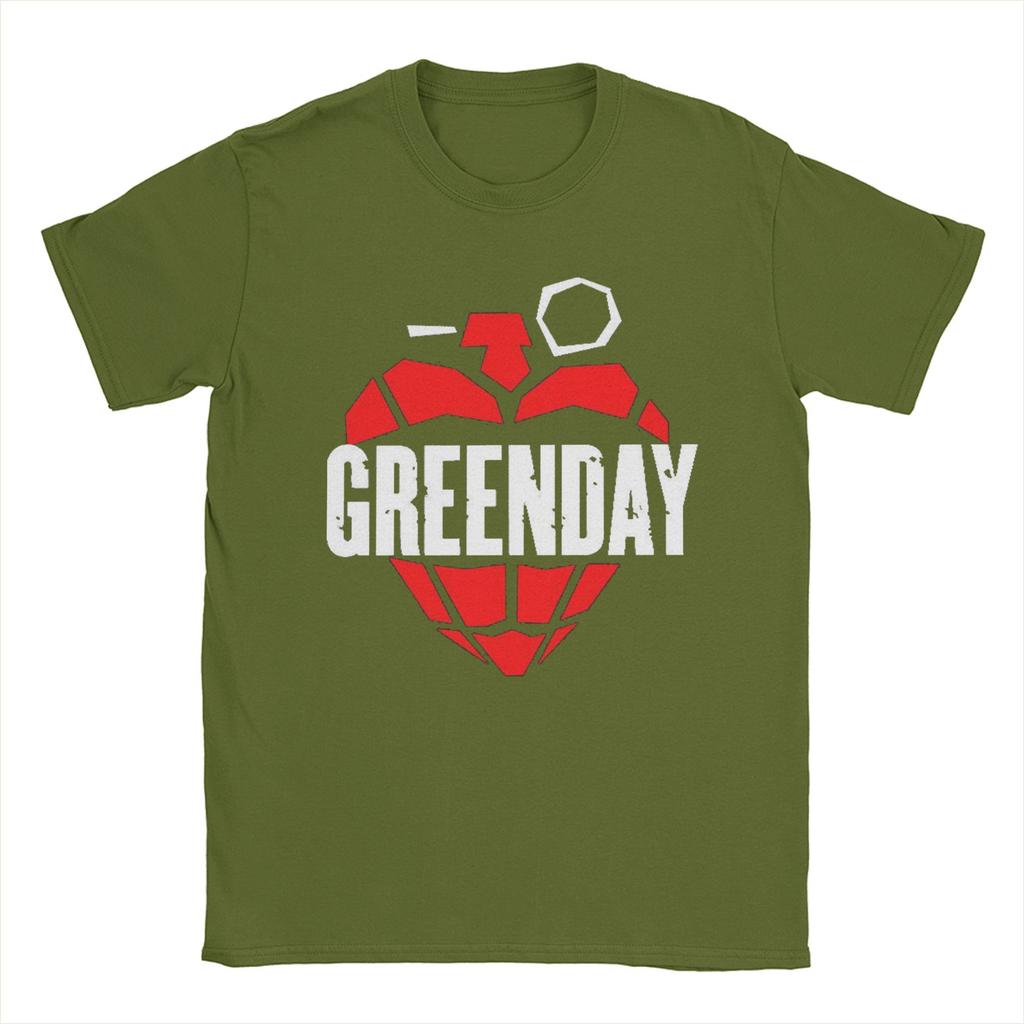 Mens Womens G-Green Day Punk T Shirt Cotton Graphic Printed T-Shirt Band Clothing Outfits