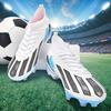 New Men Football Boots Cleats Soccer Shoes Grass Adult Anti-Skid Ultralight Athletic Outside Plush Comfort Training Match Athletic Shoes