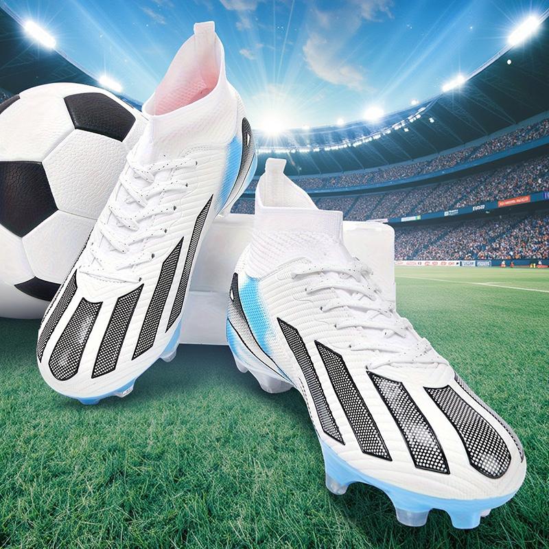 New Men Football Boots Cleats Soccer Shoes Grass Adult Anti-Skid Ultralight Athletic Outside Plush Comfort Training Match Athletic Shoes
