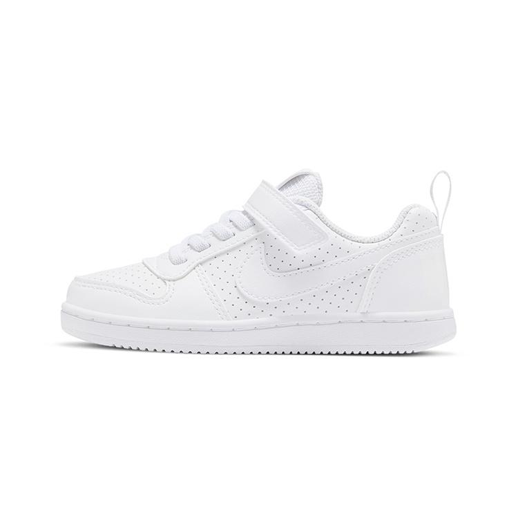 (PS) Nike Court Borough Low SL Triple White Kids AV3167-100 EU 28