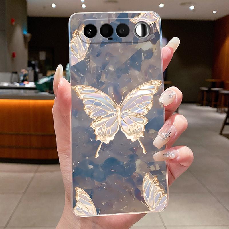 Phone Case For Realme 16 5G Fundas Capa Butterfly Bow Protective Casing Transparent Soft Silicone TPU Cover Coque