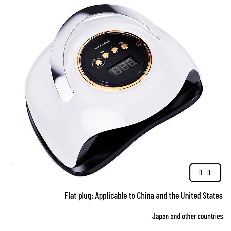 180W UV Nail Lamp for Fast Gel Curing – Quick-Dry Home Phototherapy Device
