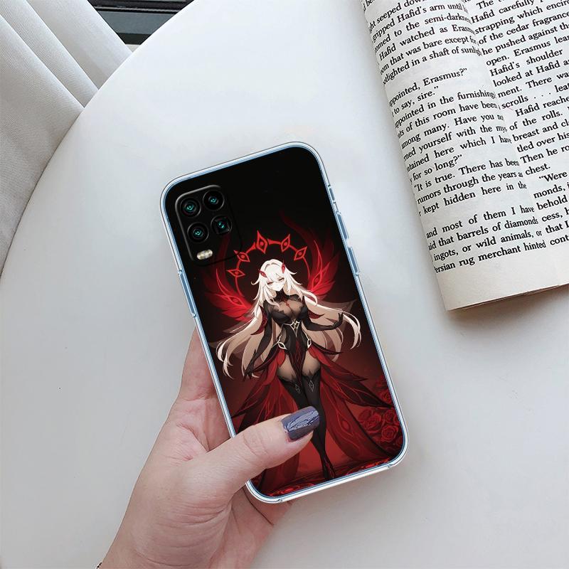 RA14 Genshin Impact Transparent Phone Case for Samsung Galaxy A04 A04S A14 A23 A34 A54 M23 M33 M52 M53