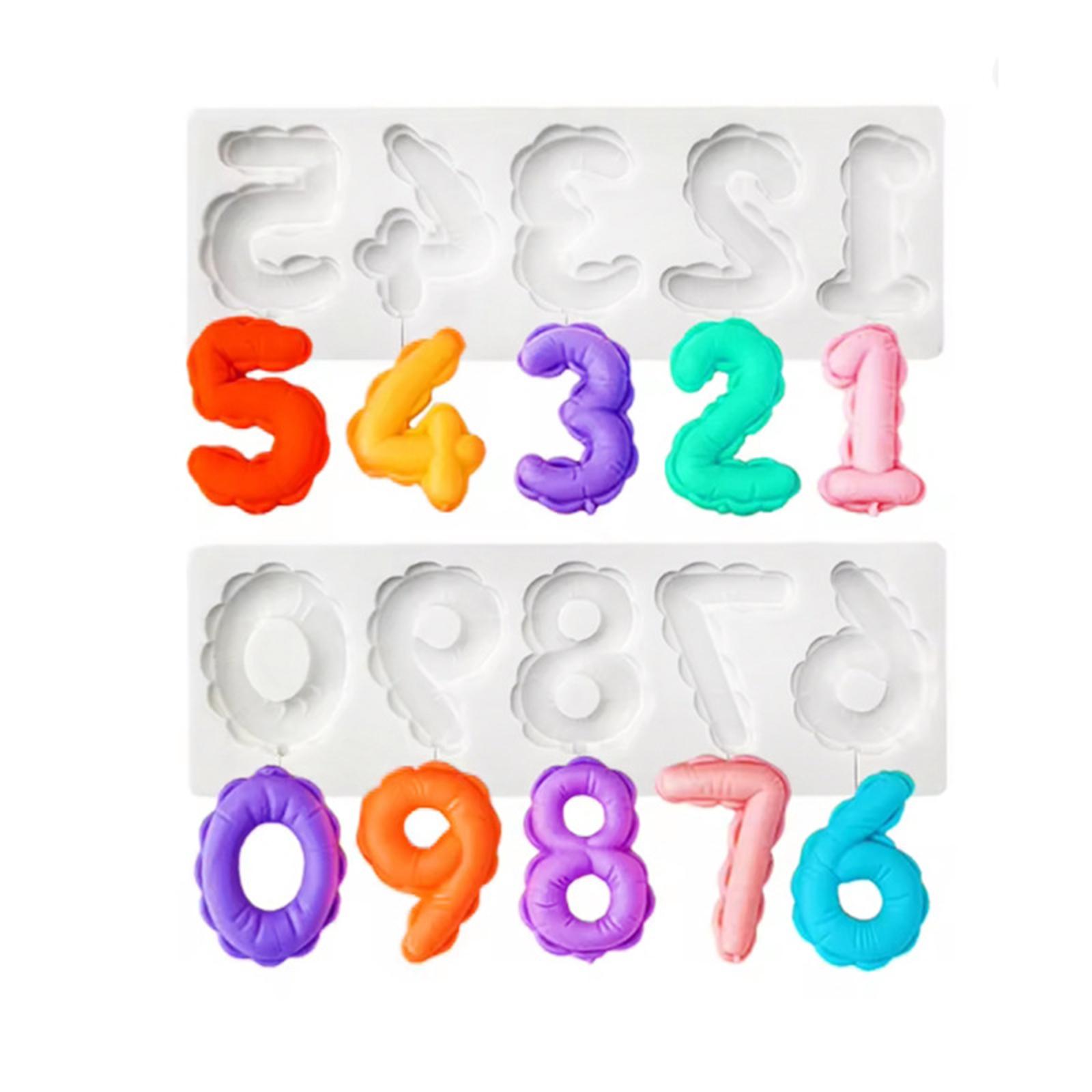 

Шоколадные формы из мастики, Силиконовые формы в виде цифр-шаров, Инструмент для украшения муссовых тортов, Формы для свечей и мыла, Легко чистить