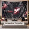 Custom Name Text Tapestry The Cure Personalized Polyester Wall Tapestry For Bedroom And Room
