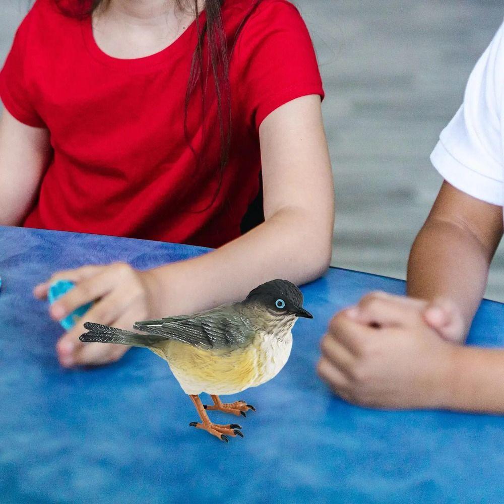 Creative Simulation Bird Figurines Handpainted Miniatures Model DIY Crafts Animal Sculpture  Office