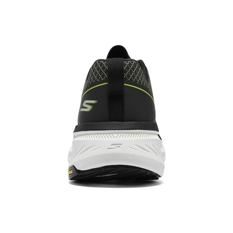 Skechers Max Cushioning Men Low Top Running Shoes Olive Black 220825-OLBK