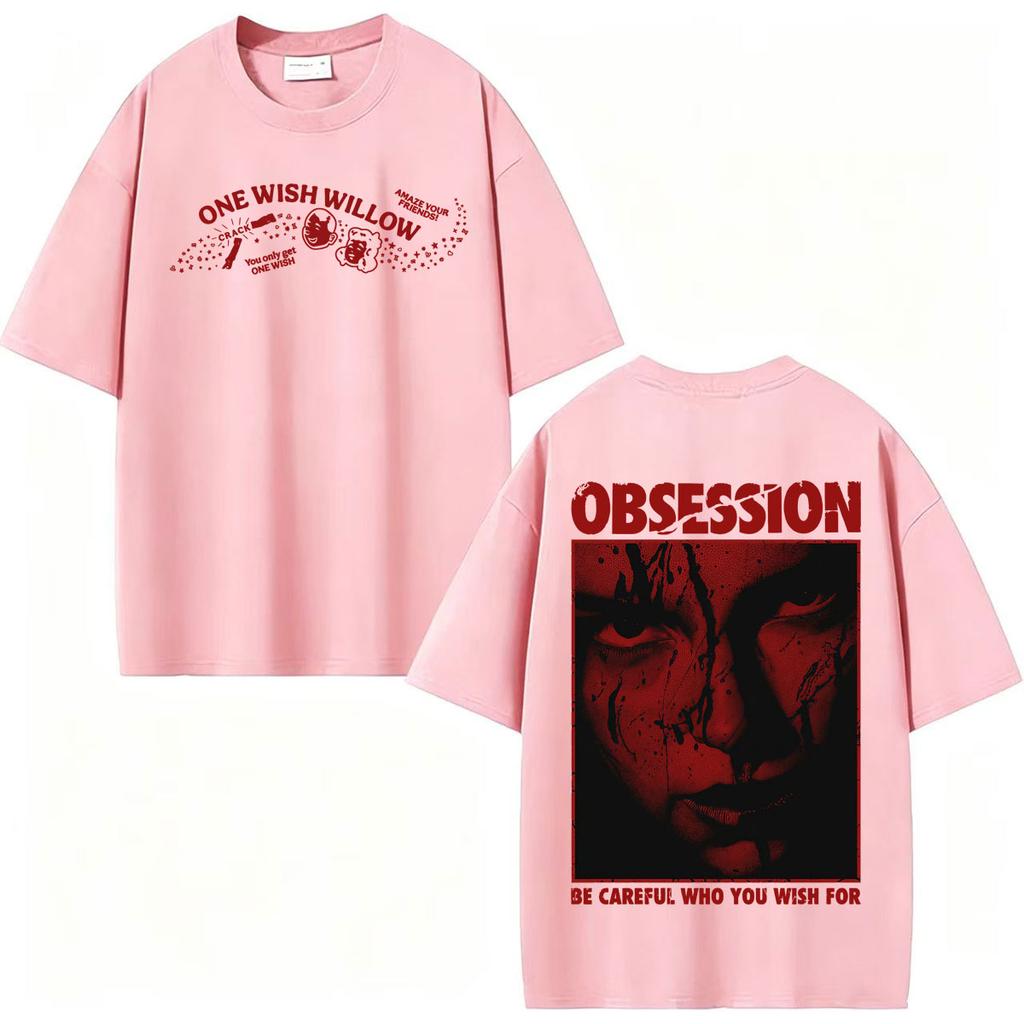 One Wish Willow Obsession 2026 Film Merch T-Shirt Unisex Unisex Harajuku Retro Klassische T-Shirts Locker 100% Baumwolle Übergroßes T-Shirt