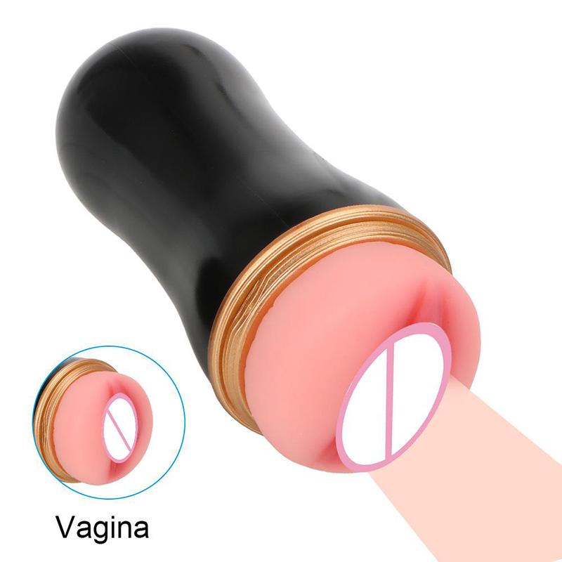 Male Masturbator Vaginal For Men 18 Sexy Toys Penis Pump Glans Sucking Sex Goods Adult Vagina Real Pussy Erotic Products 16cm