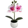 Wedding Centerpiece Artificial Orchid Lifelike Simulation Plastic Construction Low Maintenance Decoration Yellow