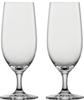 ZWIESEL GLAS Wine Glasses, Beer, Basic, for Water, Mineral Water, and Soft Drinks, Pair of 2, Machine-Made (m123659)