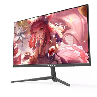 24palcový počítačový monitor – FHD 1080P IPS monitor 75Hz LED monitor 99% sRGB HDMI VGA zařízení pro nastavení sklonu Černá HA240-1K-75hz