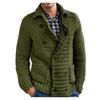 And Winter Men's Fashion Loose Cardigan Warm Lapel Hooded Jacket Sweater Knitted Coat