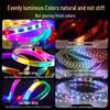 Colorful RGB Chasing LED Light Strip: Super Bright, Waterproof Neon Bar for Outdoor Signage and Facades