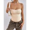 New Summer Casual Temperament Slim Fit Sexy Vest T-Shirt Sleeveless Suspender Versatile Top Strapless Women