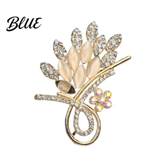 Vintage-inspired Brooch Retro Style Flower Plant Design Suit Lapel Pin