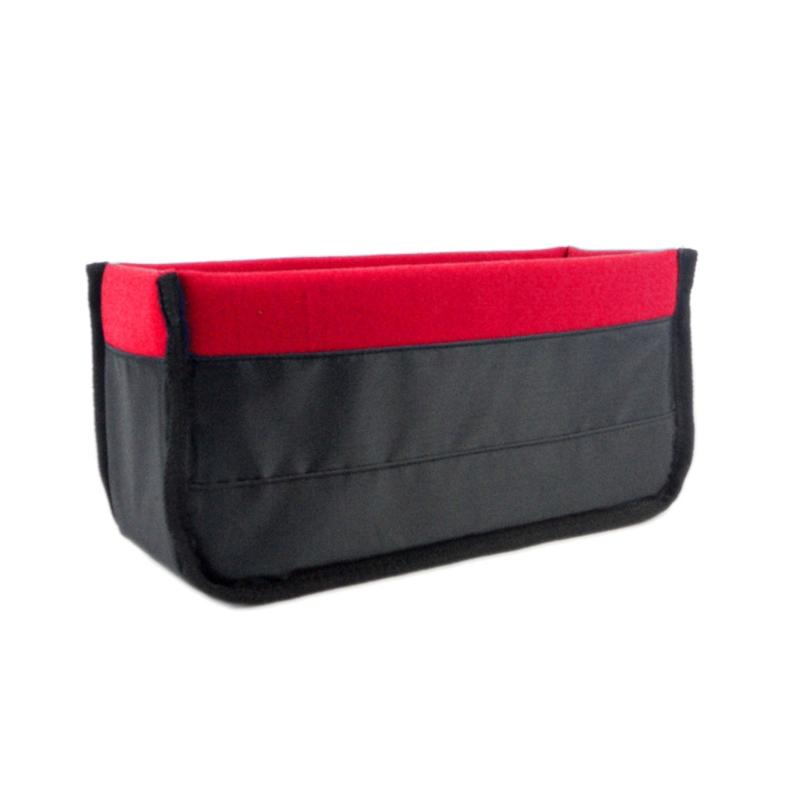 Nylon Velvet DSLR SLR Camera Insert Organizers Case with Adjustable Padding for Safe Storage