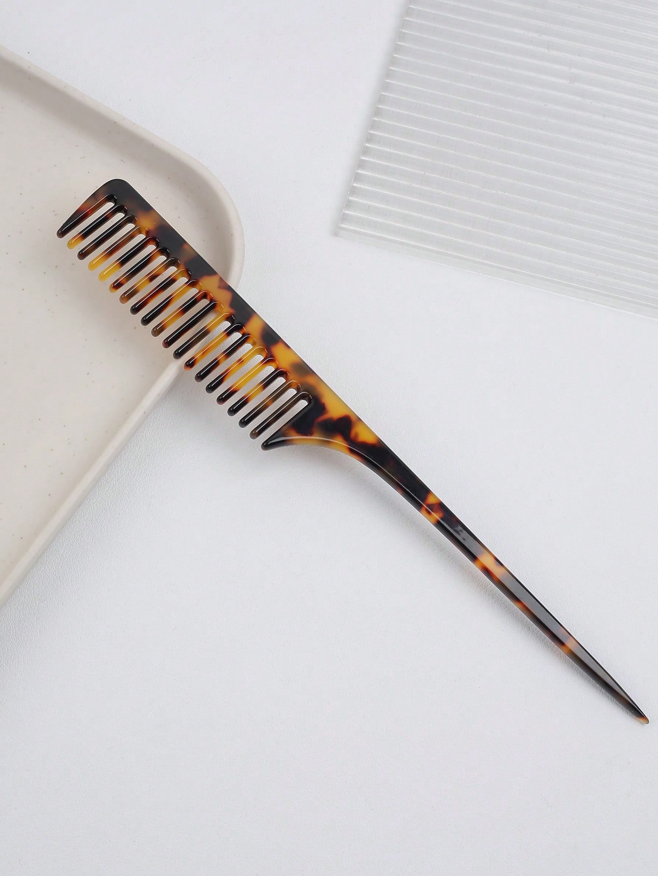 

Cellulose Acetate Long Handle Pointed Tail Comb Hair Brush Anti-Static Detangling Comb Hair Styling Tools Hair Accessories