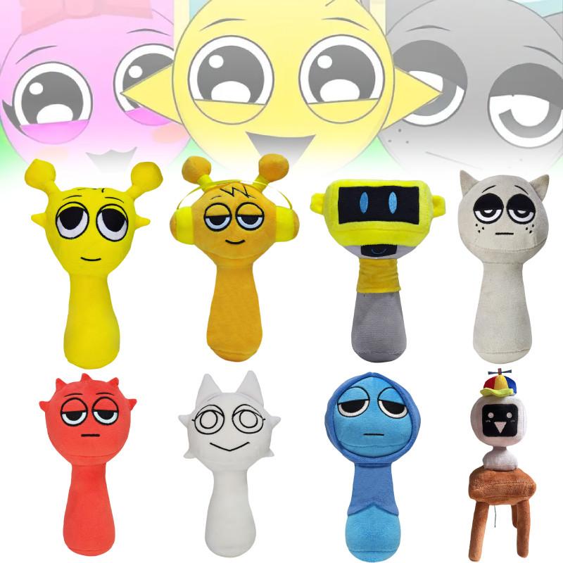 Sprunki Plüsch Musik Spiel Roboter Spielzeug Festliches Geschenk Ideal für Kinder und Sammler 20cm