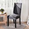 1PC Printing Elastic Dining Chair Cover Stretch Seat Case Slipcovers Chair Covers for Dining Room Wedding Hotel Banquet Office