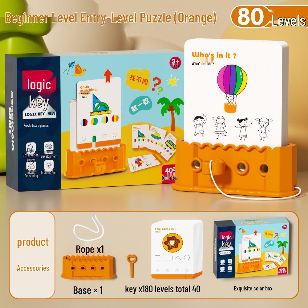 Children's Logic Puzzle Toy: Early Education & Problem-Solving Game for Developing Logical Thinking