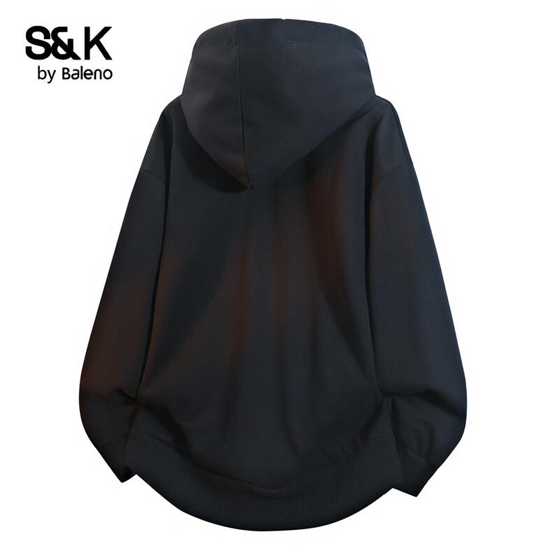 Baleno Men's S&K Series Solid Hooded Sweatshirt