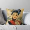 Young Beautiful Chinese Princess Guo Jin Art Throw Cushions & Pillows Without Core
