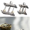 2Pcs Watch Movement Clamp Aluminum Alloy Case Vice Holder Adjustable Repairing Tools