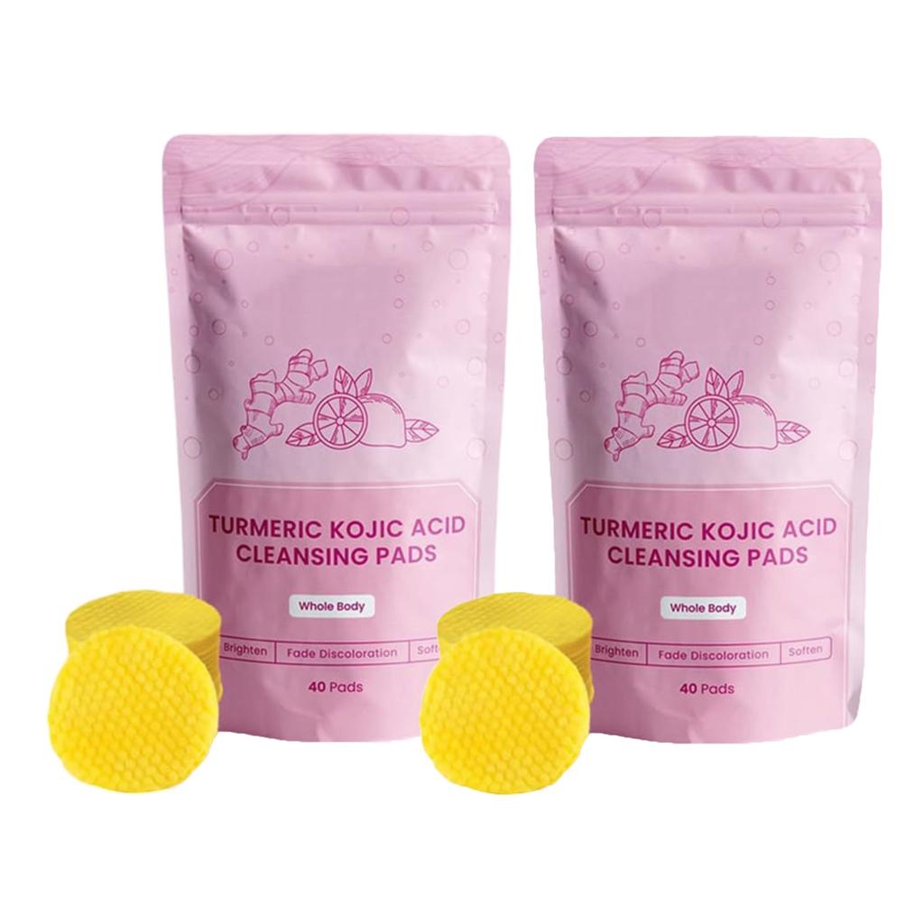 Rozjasňující čisticí polštářky, Kyselina kojová Čisticí polštářky Pomáhají vyrovnávat kožní maz a vodu Hydratační Odstraňují přebytečný keratin z pokožky těla 40 ks 1 ml