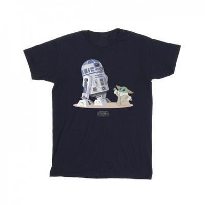 Mens The Mandalorian R2D2 And Grogu T-Shirt