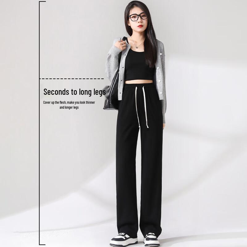 Baleno Women's Chenille Casual Straight-Leg Pants