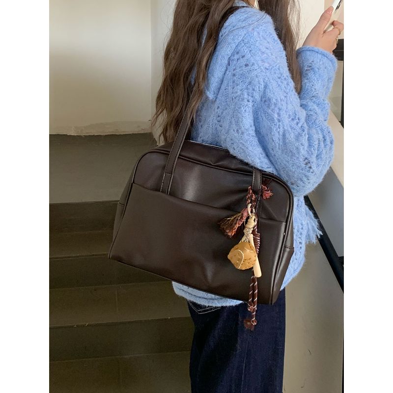 

K-style Large Capacity Shoulder Bag Bags Women s Autumn 2024 New Arrival Retro Underarm Bag Easiest for Match Large Capacity Totes