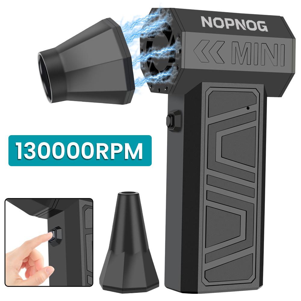 Tragbarer elektrischer Luftstaubsauger, Reinigungsgebläse, Staubsauger, Auto, Schneewehen, 4 Gänge, einstellbarer Turbo-Jet-Lüfter, Typ-C-Aufladung