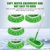 2Pcs Reusable Mop Pads With High Water Absorption And Ultra-Fine Fiber Cleaning Pads That Can Firmly Adhere To Most Standard Mop